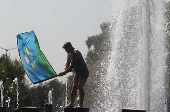 Celebrating Air Forces Day in Moscow