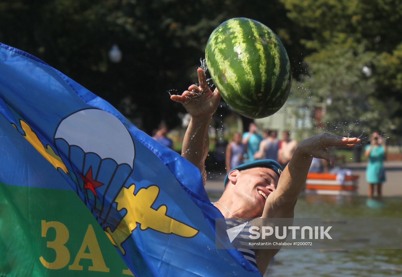 Celebrating Air Forces Day in Moscow