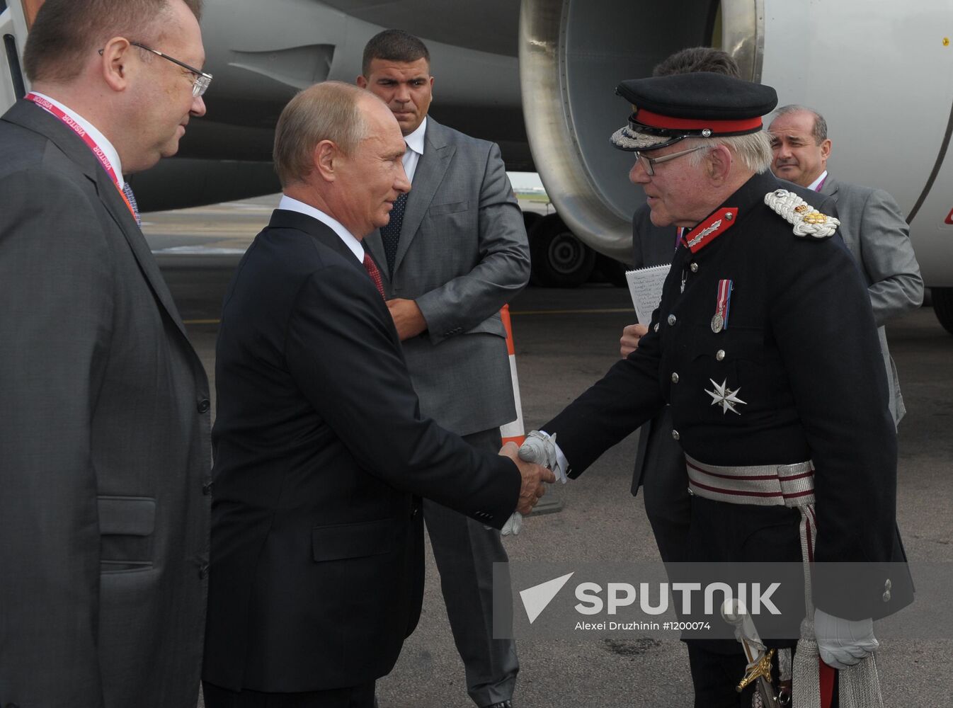 President Vladimir Putin visits Great Britain
