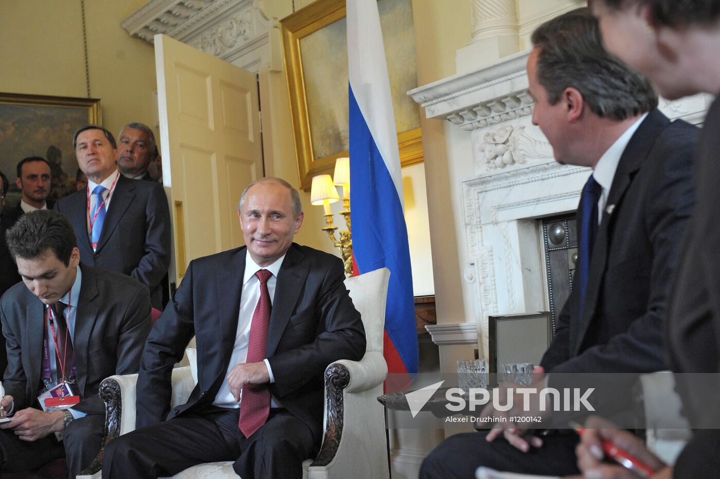 President Vladimir Putin visits Great Britain