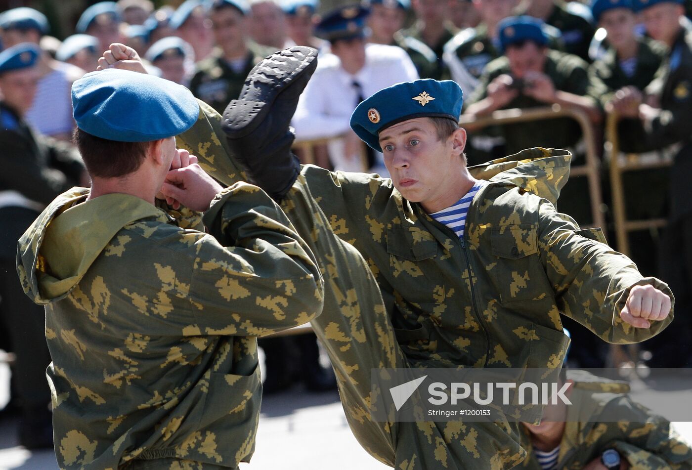 Celebrating Airborne Forces Day in Moscow