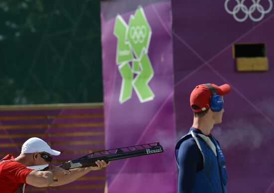 Olympics 2012 Shooting. Men's Double trap.