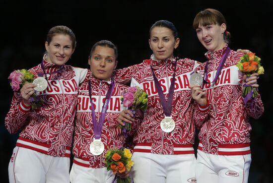 2012 Olympics. Fencing. Women's Team Foil