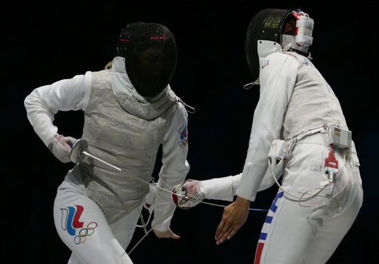 2012 Olympics. Fencing. Women's Team Foil