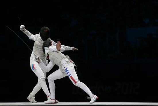 2012 Olympics. Fencing. Women's Team Foil