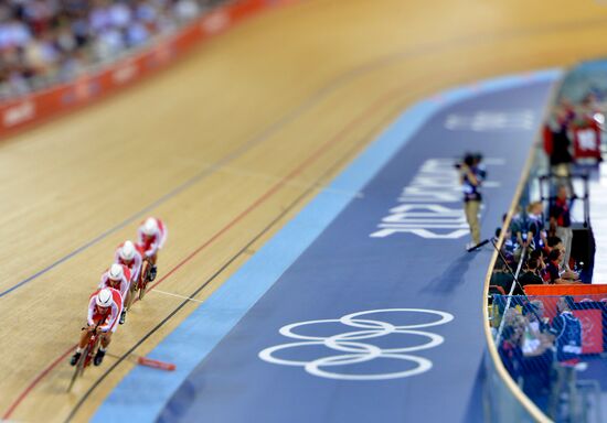 Olympics 2012 Cycling. Track. Team pursuit