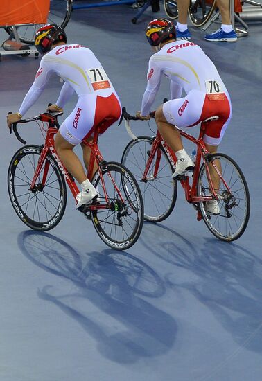 Olympics 2012 Cycling. Track. Team sprint