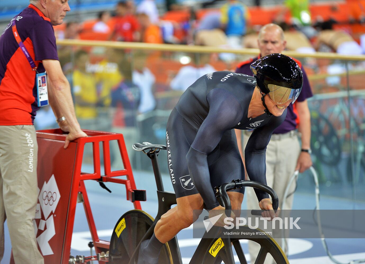 Olympics 2012 Cycling. Track. Team sprint