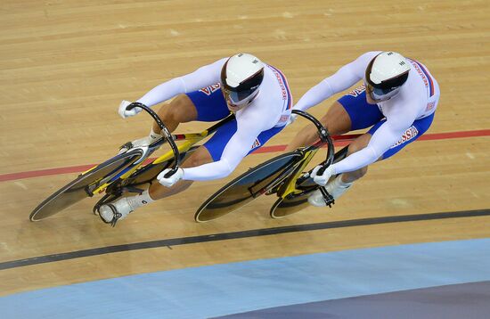 Olympics 2012 Cycling. Track. Team sprint