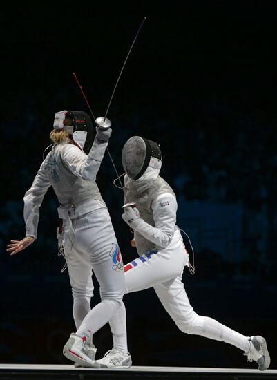 Olympic Games 2012. Women's team foil. Fencing.