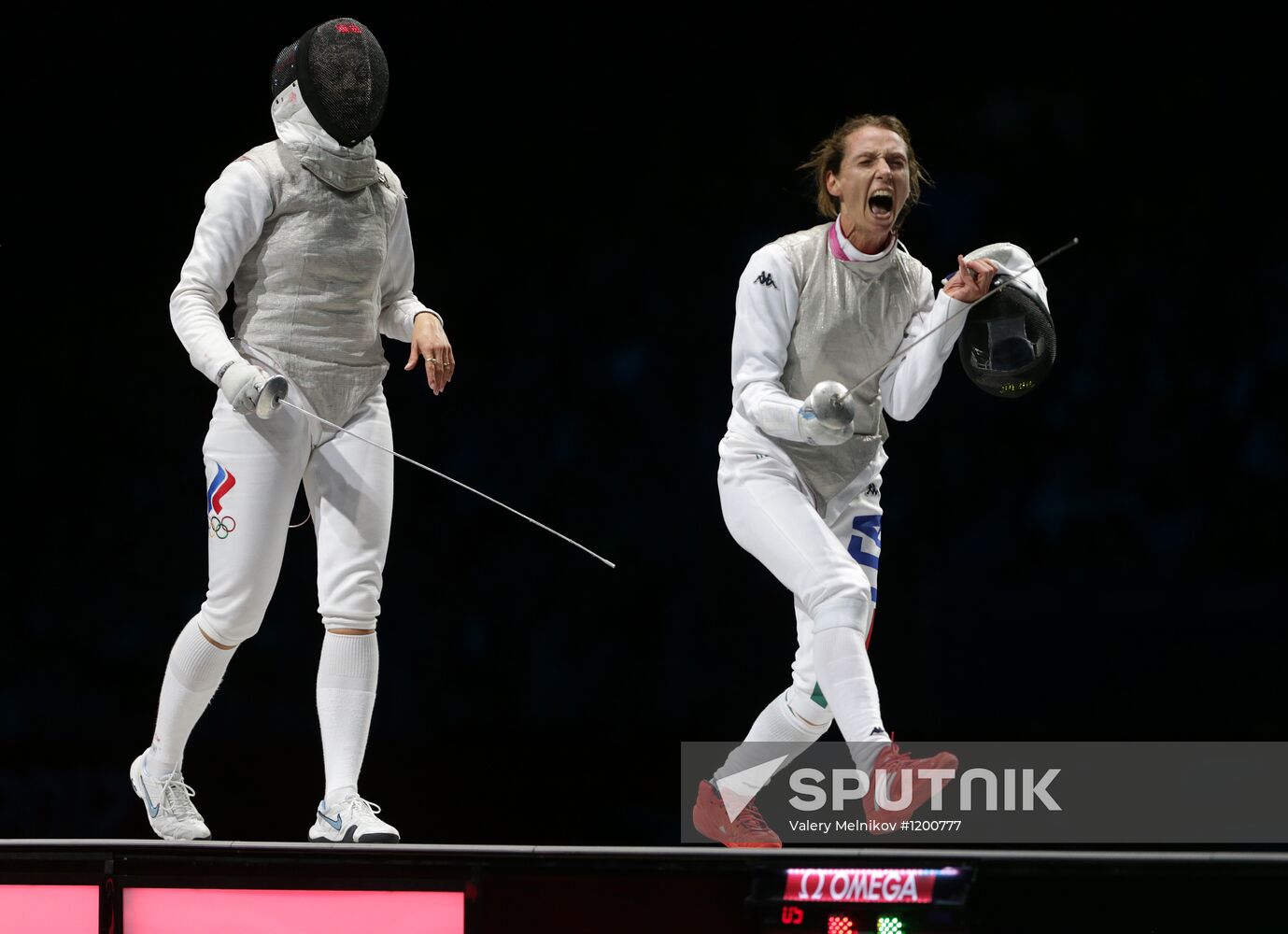 Olympic Games 2012. Women's team foil. Fencing.