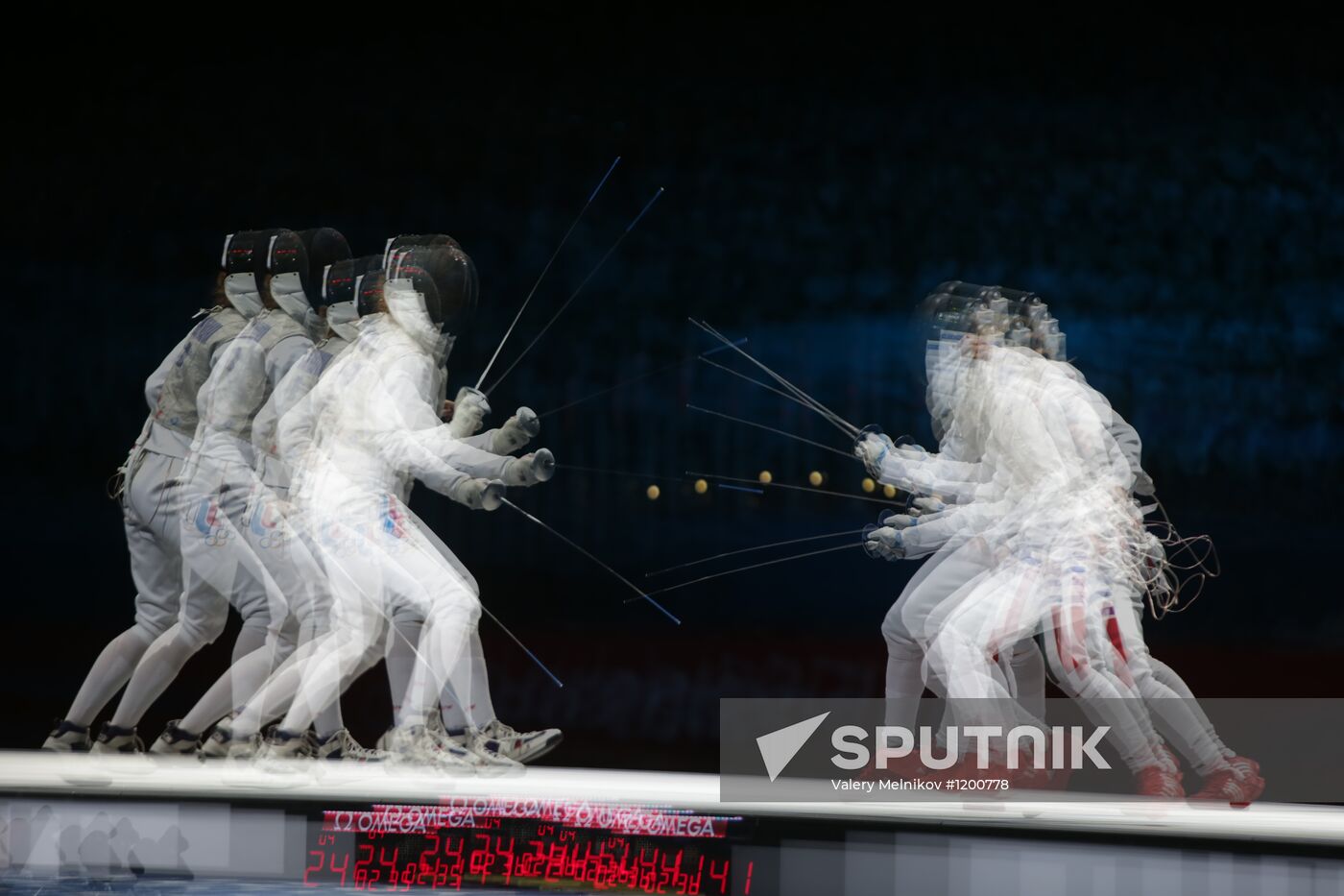 Olympic Games 2012. Women's team foil. Fencing.