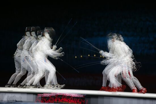 Olympic Games 2012. Women's team foil. Fencing.