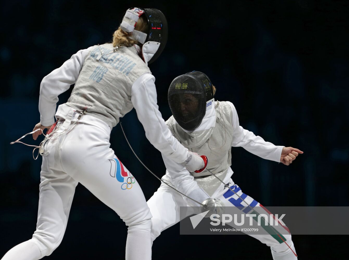 Olympic Games 2012. Women's team foil. Fencing.