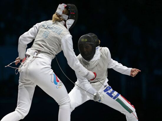 Olympic Games 2012. Women's team foil. Fencing.