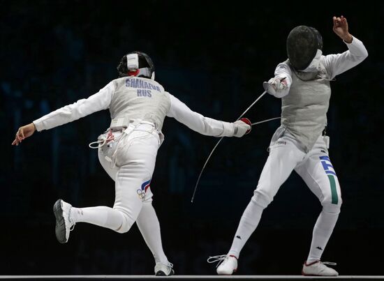 Olympic Games 2012. Women's team foil. Fencing.