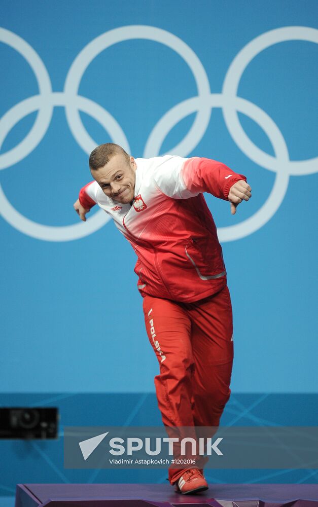 2012 Summer Olympic Games. Weightlifting. Men. Up to 85 kg