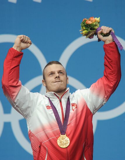 2012 Summer Olympic Games. Weightlifting. Men. Up to 85 kg