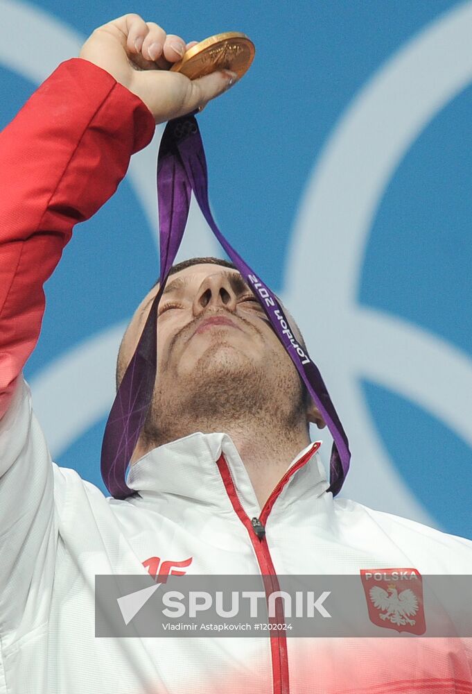 2012 Summer Olympic Games. Weightlifting. Men. Up to 85 kg