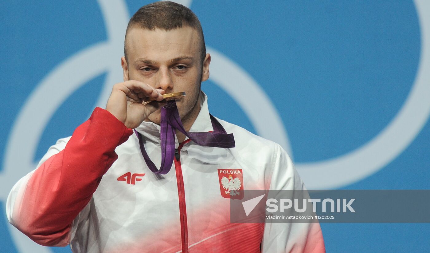 2012 Summer Olympic Games. Weightlifting. Men. Up to 85 kg