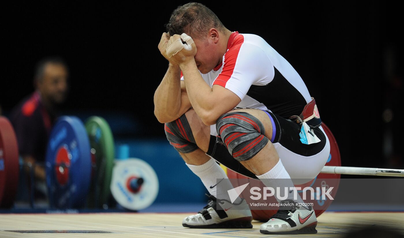 2012 Olympics. Men's 85 kg Weightlifting