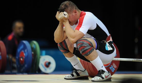 2012 Olympics. Men's 85 kg Weightlifting