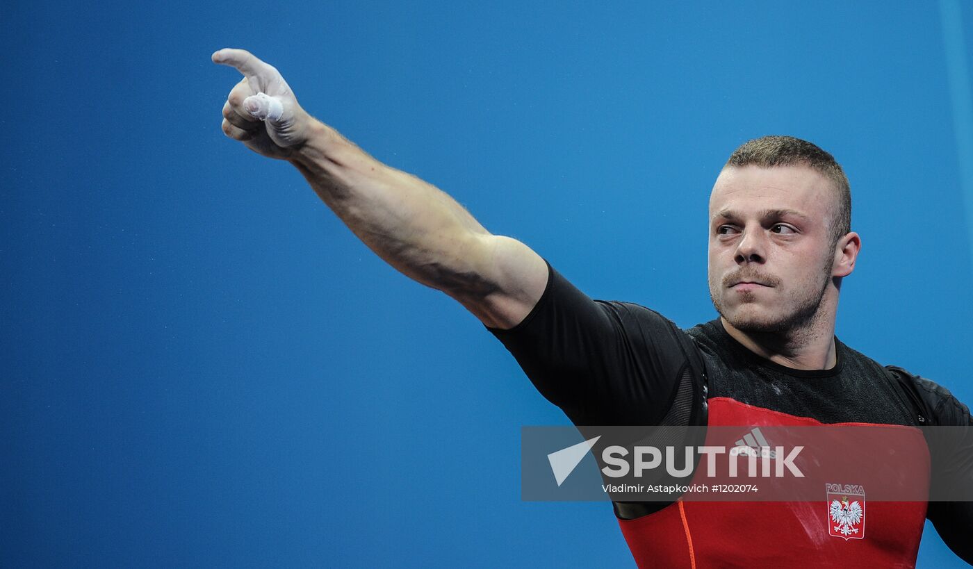 2012 Olympics. Men's 85 kg Weightlifting