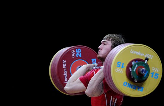 2012 Olympics. Men's 85 kg Weightlifting