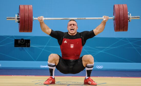 2012 Summer Olympic Games. Weightlifting. Men. Up to 85 kg