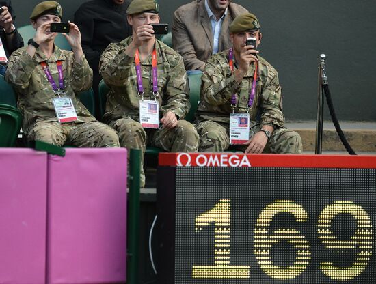 2012 Summer Olympic Games. Tennis. Day Seven