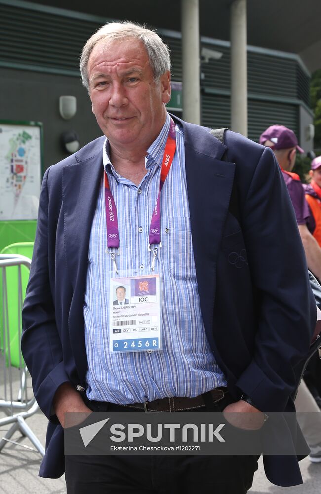 Shamil Tarpishchev at Wimbledon Stadium