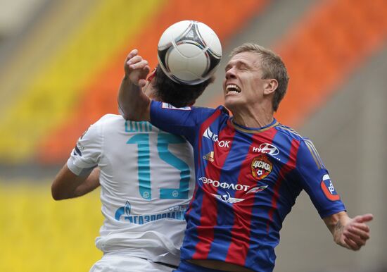 Football. Russian Premiere League. CSKA vs. Zenit