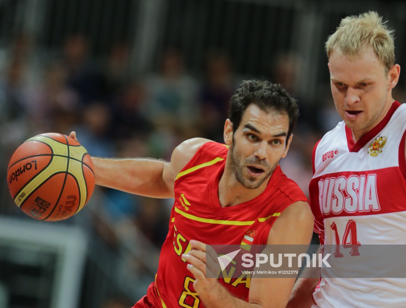 2012 Olympics. Men's Basketball. Russia vs. Spain