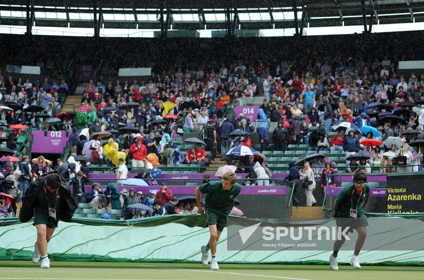 2012 Olympics. Tennis. Day Eight