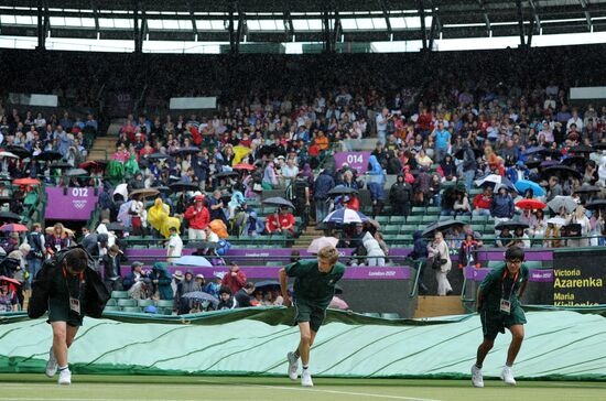 2012 Olympics. Tennis. Day Eight