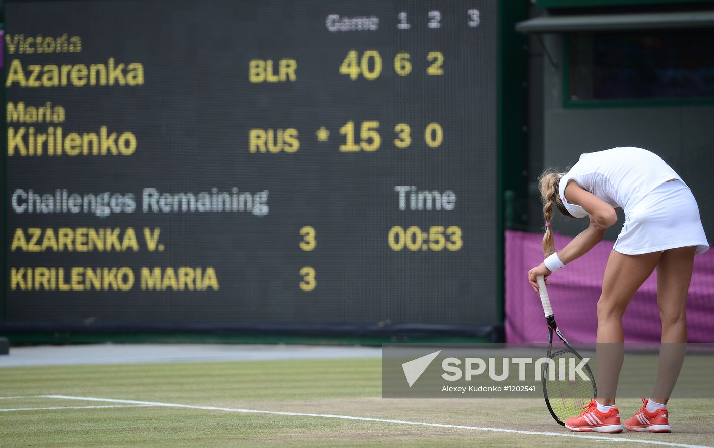 2012 Olympics. Tennis. Day Eight
