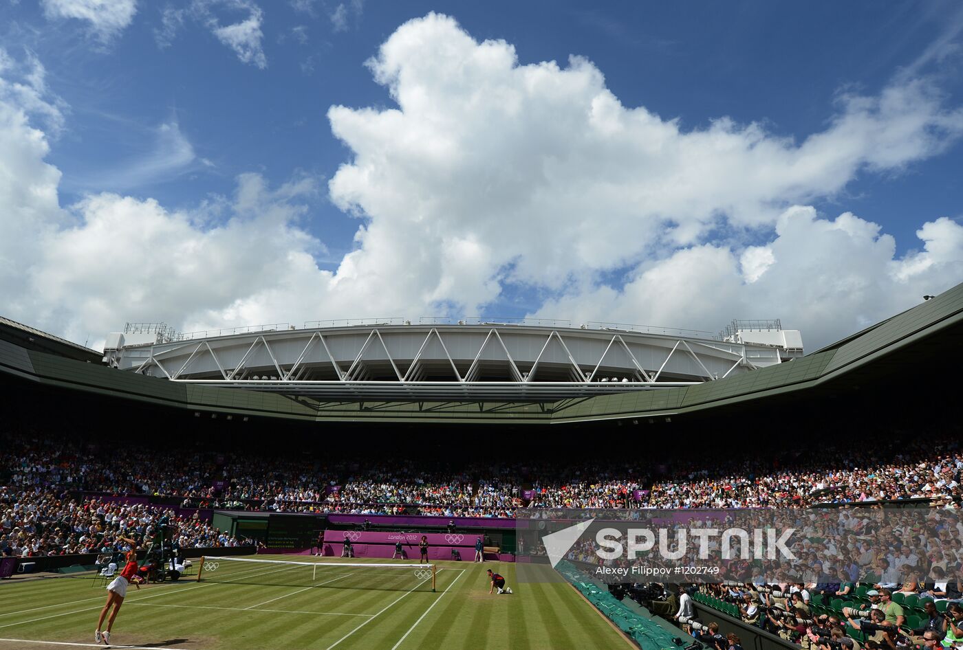 2012 Olympics. Tennis. Day Eight