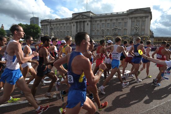 2012 Olympics. Athletics. Men's 20km Race Walk