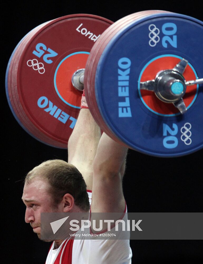 2012 Olympics. Weightlifting. Men's 94kg