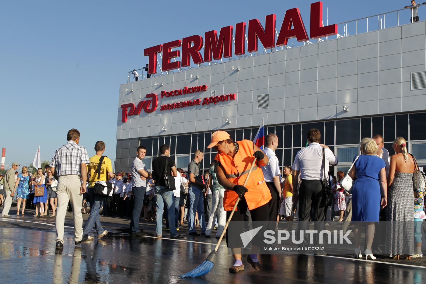 Opening of second railway station in Kazan