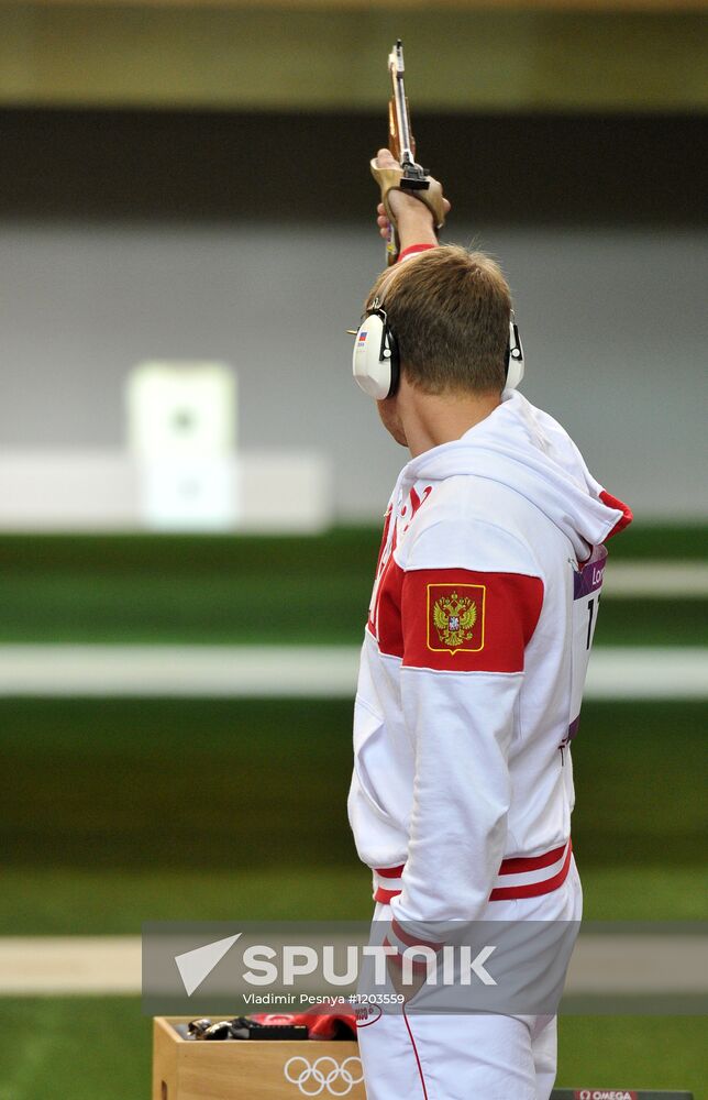 2012 Olympics. Shooting. Men's 50m Pistol. Final