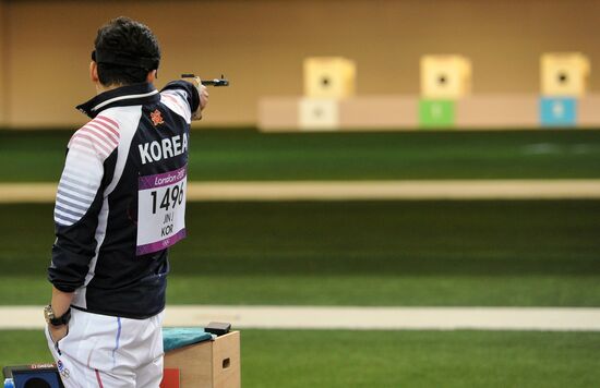 Olympics 2012 Men's Pistol Shooting. 50 m Final