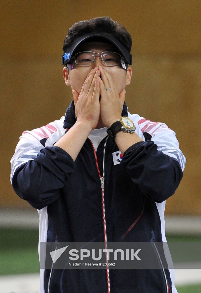 2012 Olympics. Shooting. Men's 50m Pistol. Final