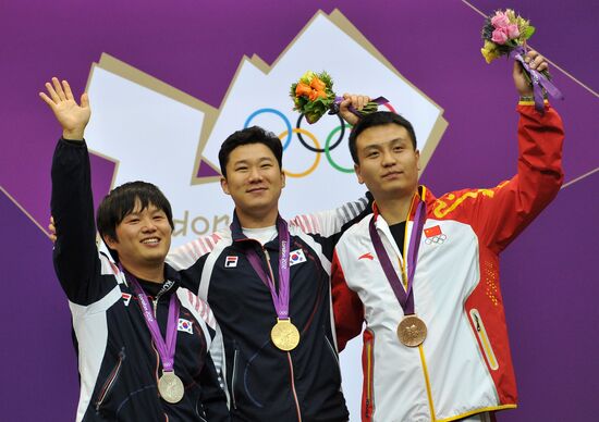 2012 Olympics. Men's 50-meter Pistol Finals
