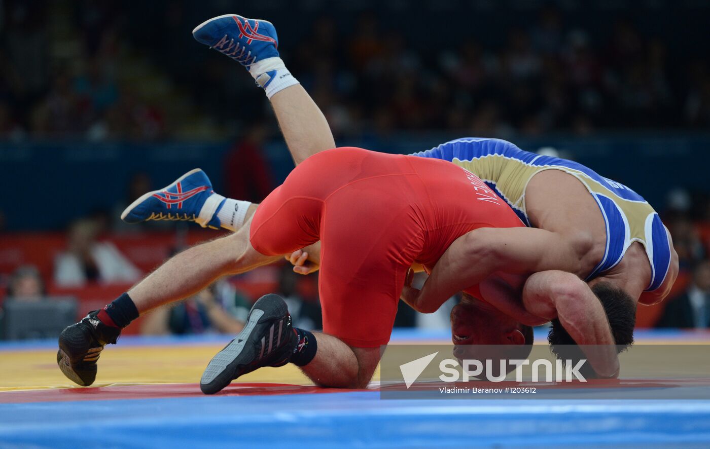 2012 Olympics. Greco-Roman wrestling. Day one