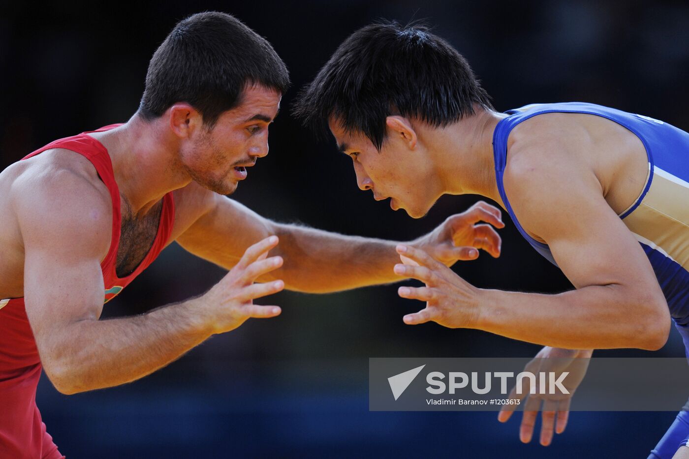 2012 Olympics. Greco-Roman wrestling. Day one