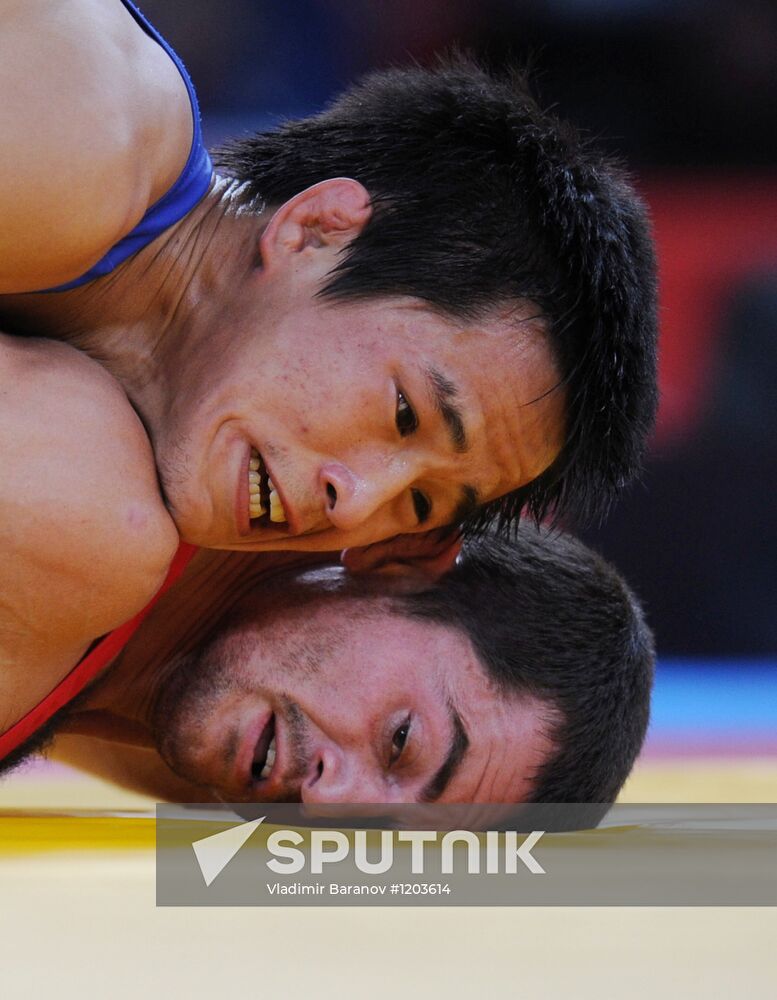 2012 Olympics. Greco-Roman wrestling. Day one