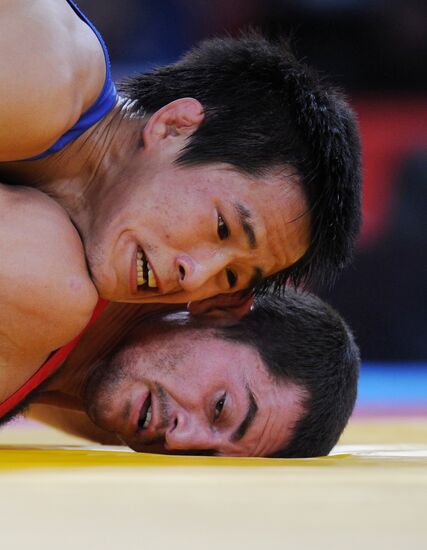 2012 Olympics. Greco-Roman wrestling. Day one