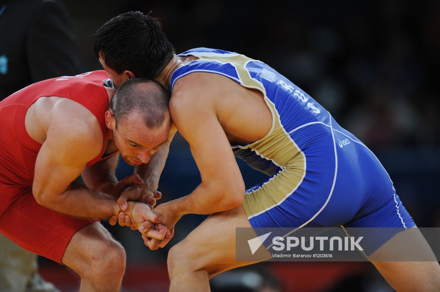 2012 Olympics. Greco-Roman wrestling. Day one