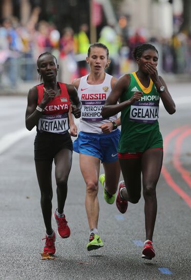Olympics 2012 Athletics. Women's Marathon